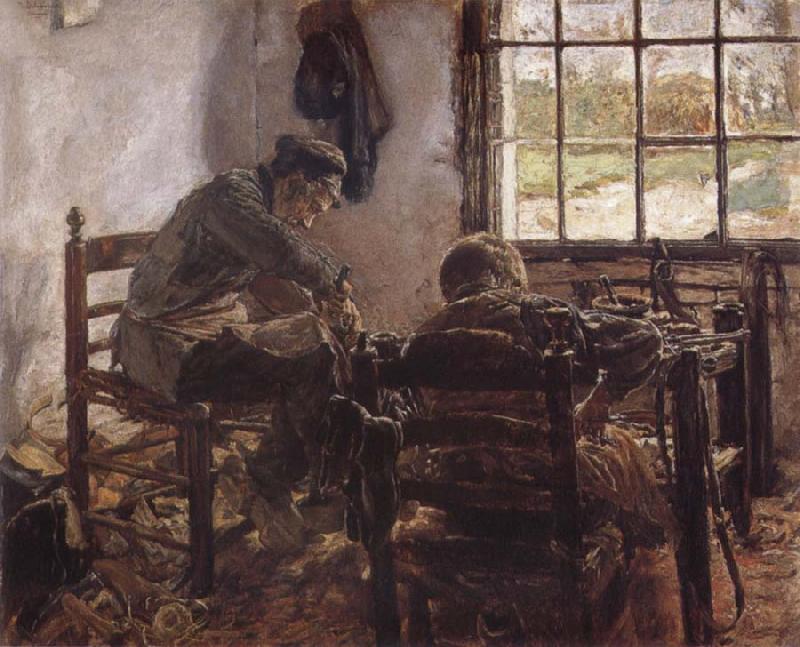 Max Liebermann Cobbler-s Workshop